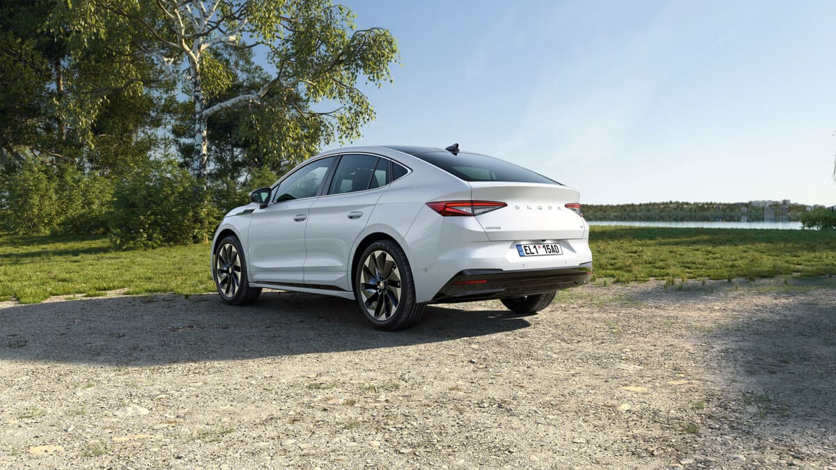 A new Seat Ibiza parked on a gravel road, showcasing its sleek design and modern features in a natural setting.