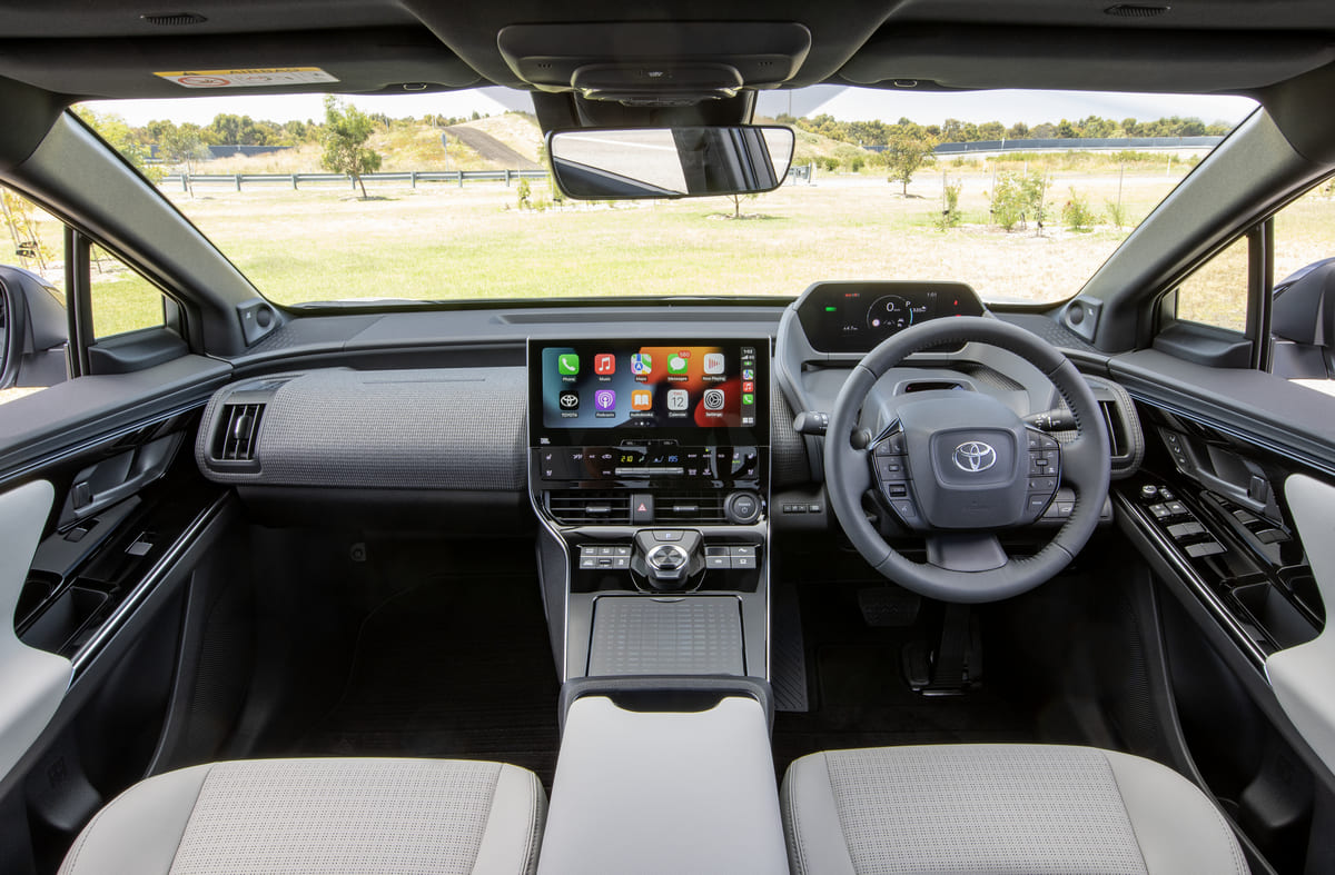 Interior view of a 2020 Honda CR-V showcasing modern design, spacious seating, and advanced technology features.