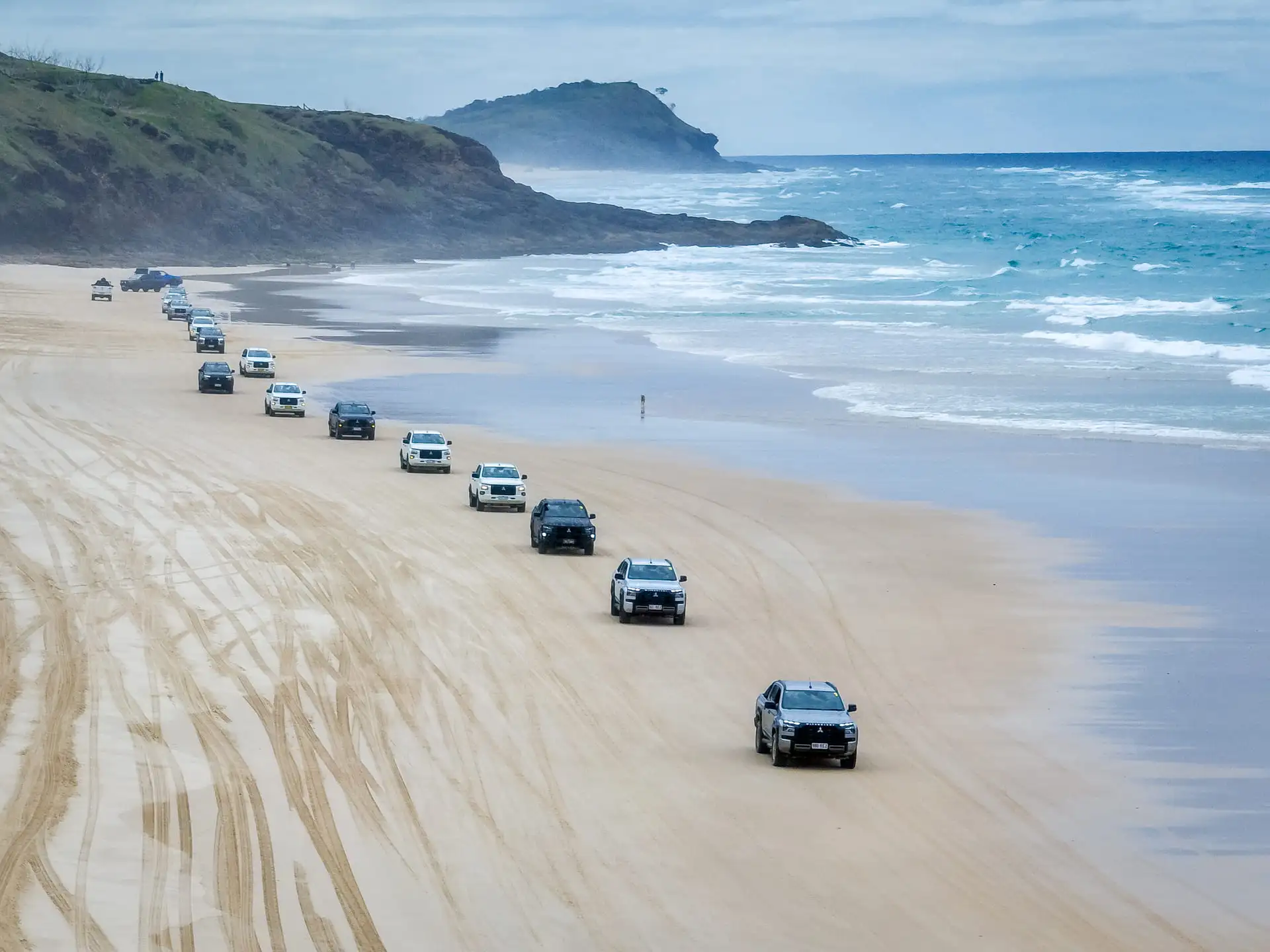 Mitsubishi Triton on K'gari