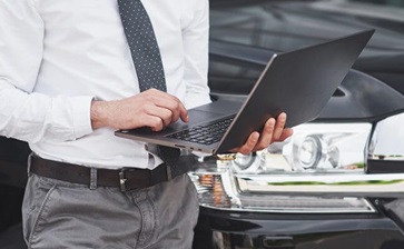 The four fundamentals- man walking and on computer globalblog'