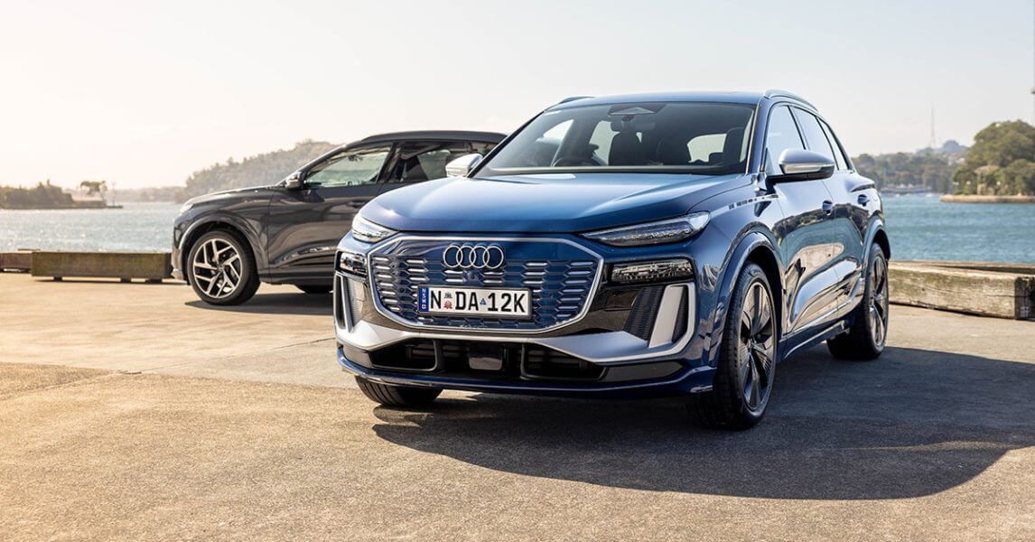 Vehicles coming to australia- blue and black cars