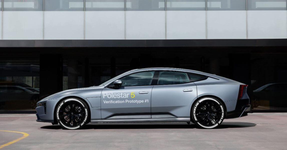 Vehicles coming to australia 2- Polestar 5 blue