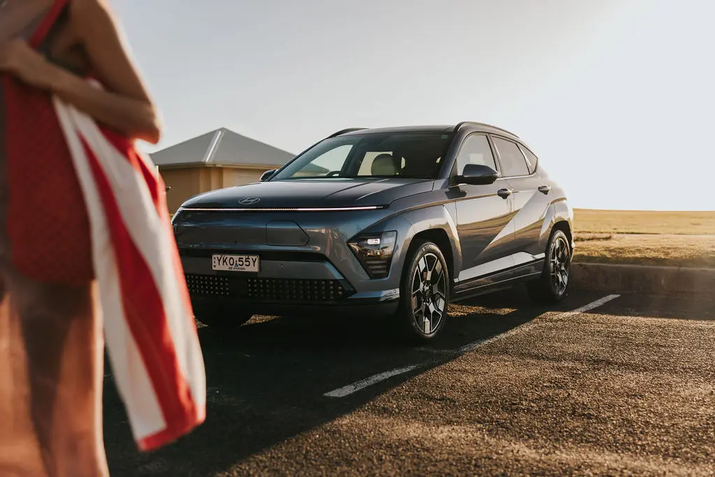 KONA Electric lifestyle outside