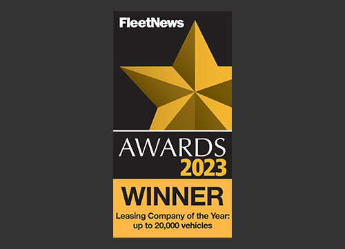 Fleet News Leasing Company of the Year 2023 award logo for SG-Fleet