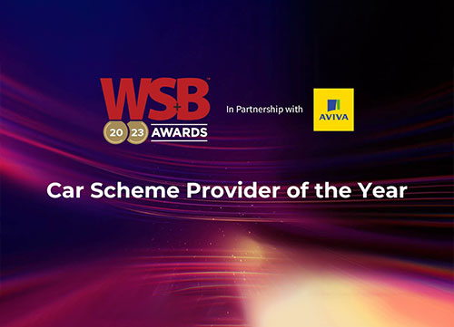 WSB Car Scheme Provider of the Year 2023 award logo for SG-Fleet